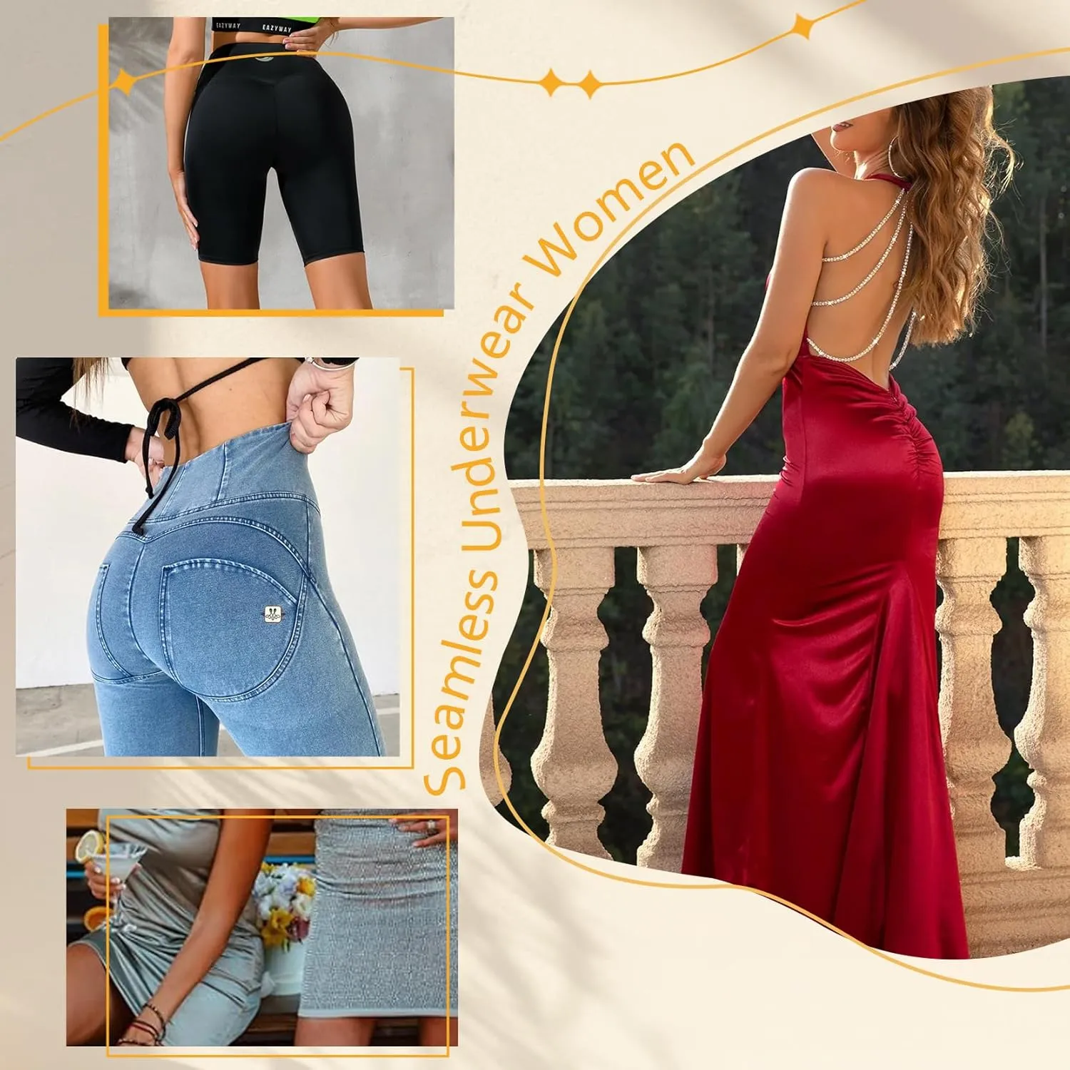Seamless Underwear Women No Show Panties Ladies Briefs Low Waisted Sexy Seamless Silk Breathable Cool Knickers 5 Pack