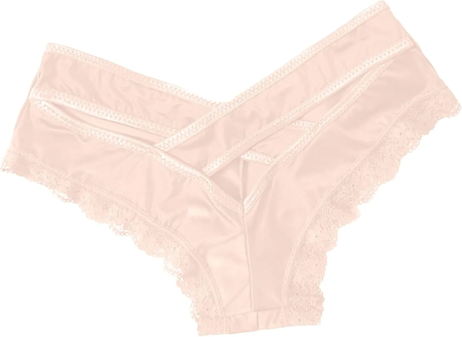 Sexy Lace Underwear for Women Thongs Low Waist Hipsters Soft Panties Stretch Ice Silk Breathable Briefs Tangas Cheeky