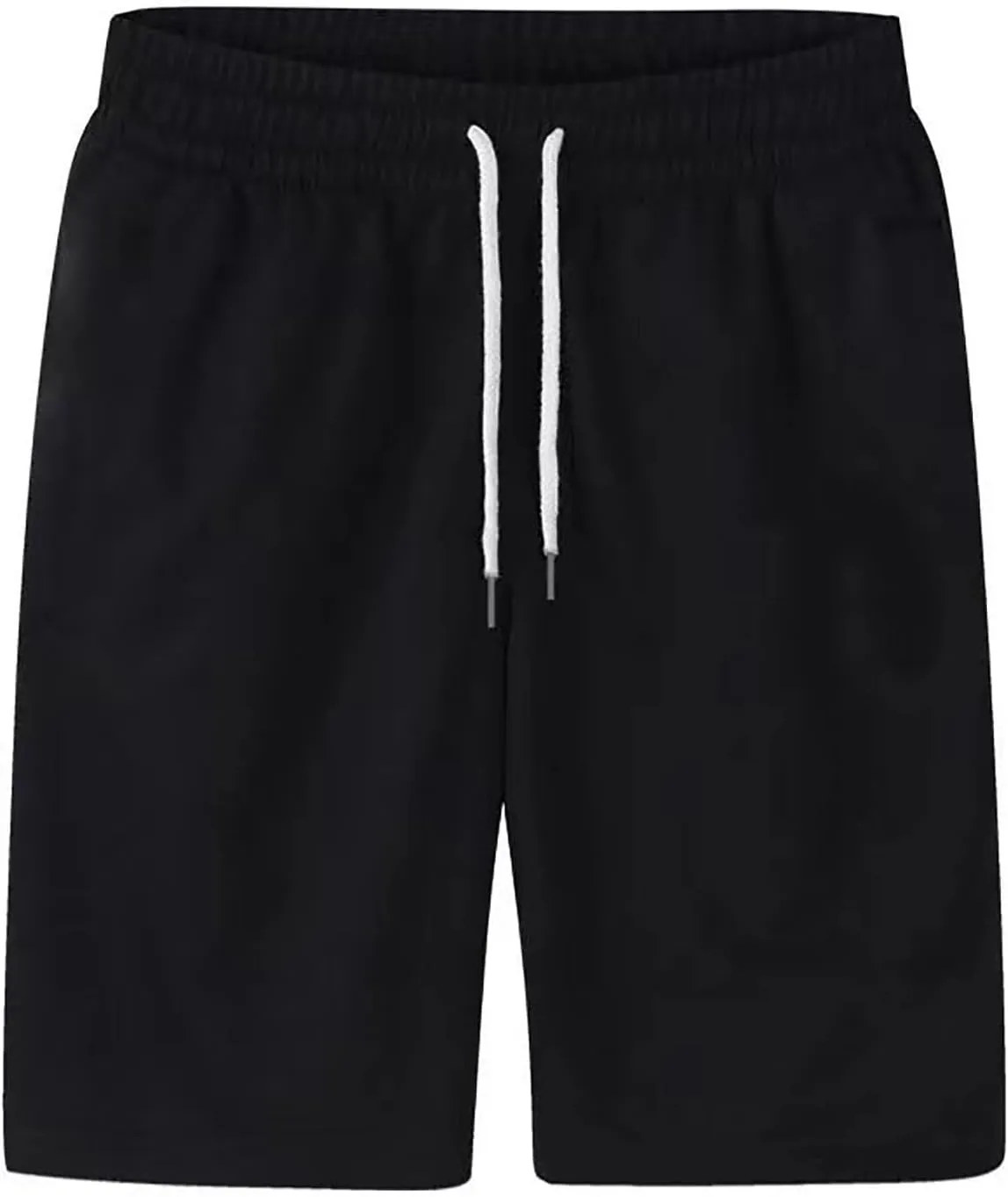 Short Pants for Men, Casual Shorts Drawstring Elastic Waist Summer Shorts Loose Fit, Track Elastic Waist Pants