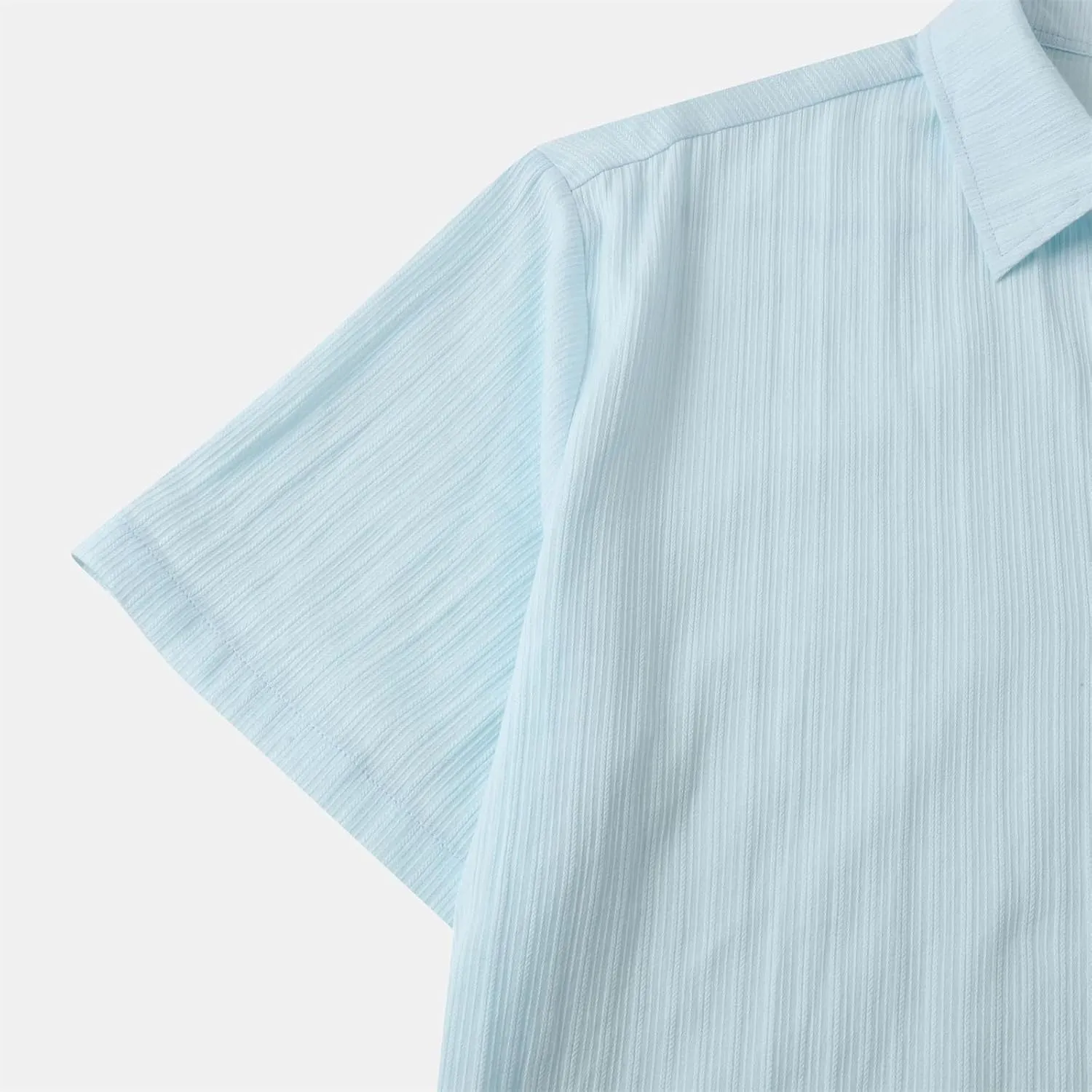 Short Sleeve Summer Shirts for Men Thin Light Weight T Shirt Casual Beach Shirt Plain Button Up Tops Cardigan Tshirt