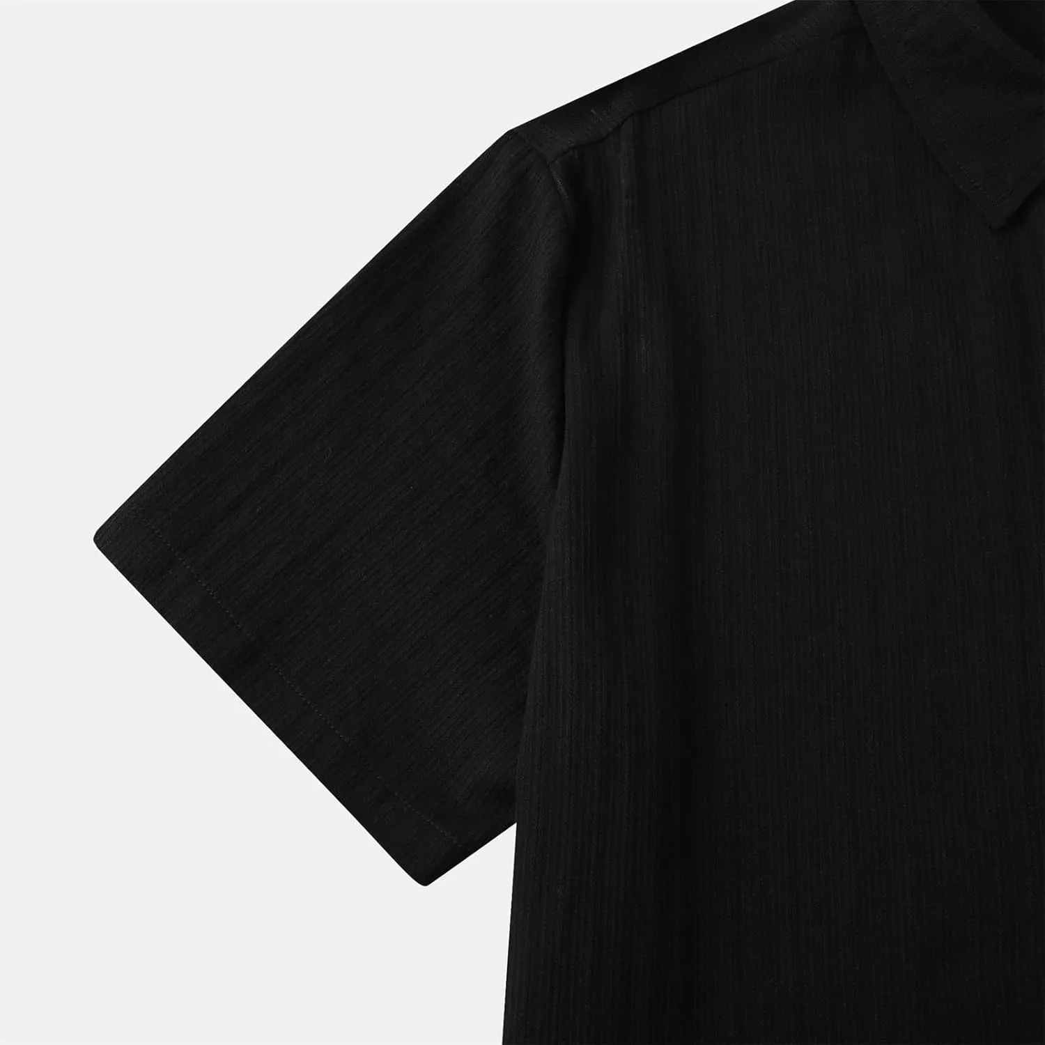 Short Sleeve Summer Shirts for Men Thin Light Weight T Shirt Casual Beach Shirt Plain Button Up Tops Cardigan Tshirt