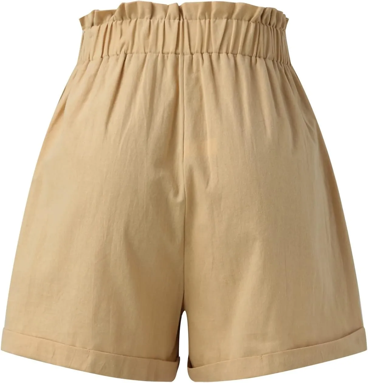 Shorts for Women Comfy Summer Shorts Elastic Waist Shorts Casual Lightweight Shorts Travel Shorts with Pockets