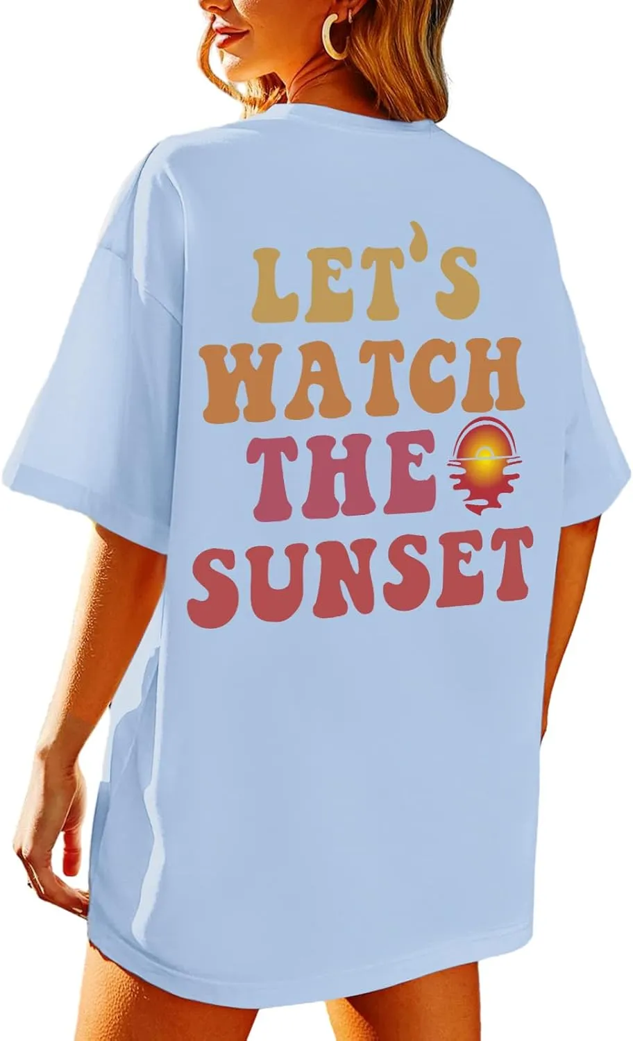 Slogan Graphic Boyfriend Tees Gym Oversized Aesthetic Letter Print T Shirts for Women Trendy Drop Shoulder Tshirt