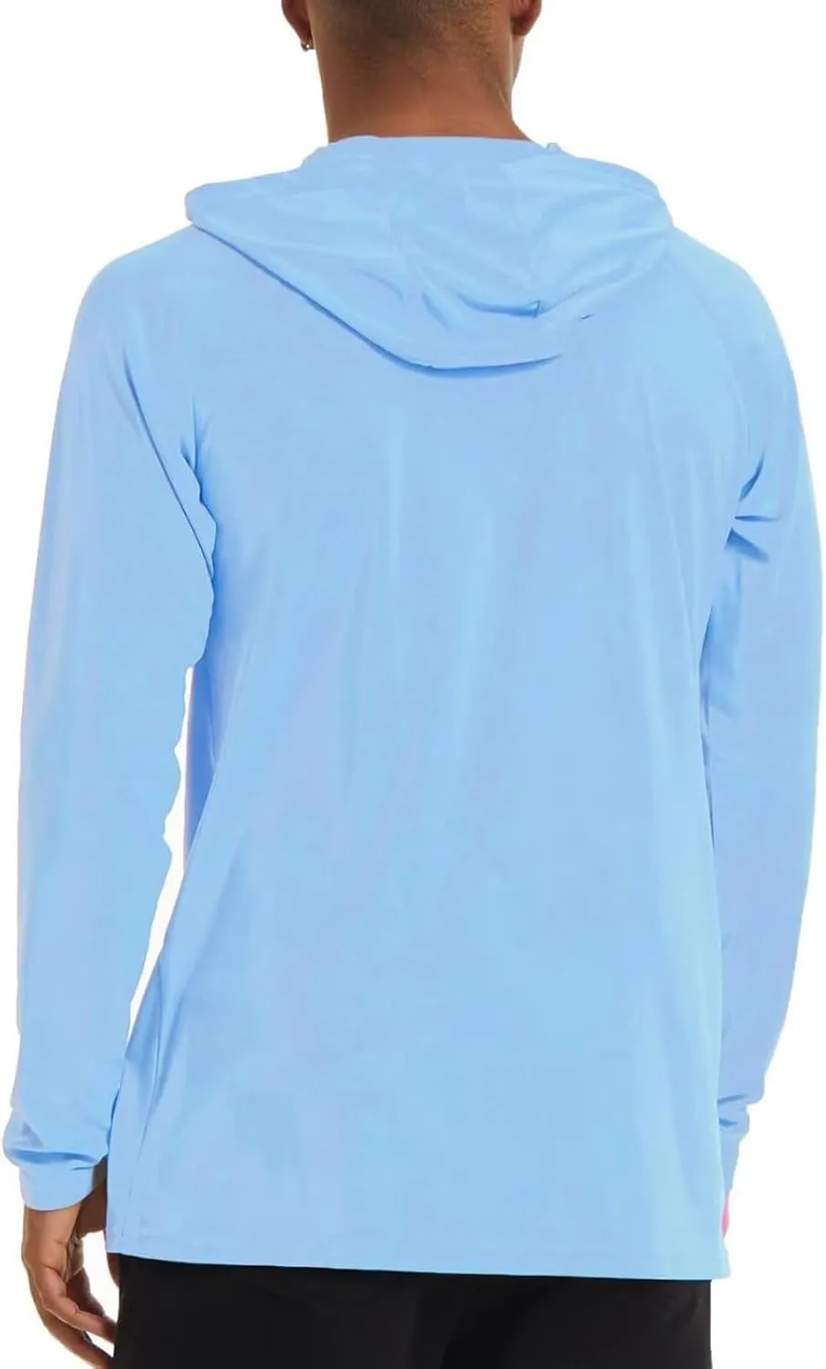 Sun Shirts for Men Hoodie UV Protection Breathable Long Sleeve Shirts Lightweight Quick Dry SPF Hiking Fishing Shirts