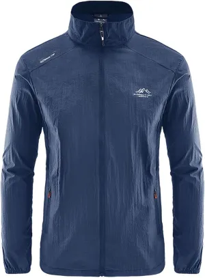 Sun Shirts for Men Rash Guard Shirts Sun Protection Jacket Sun Protection Clothing Fishing Shirts UV Sun no Hood with Pockets