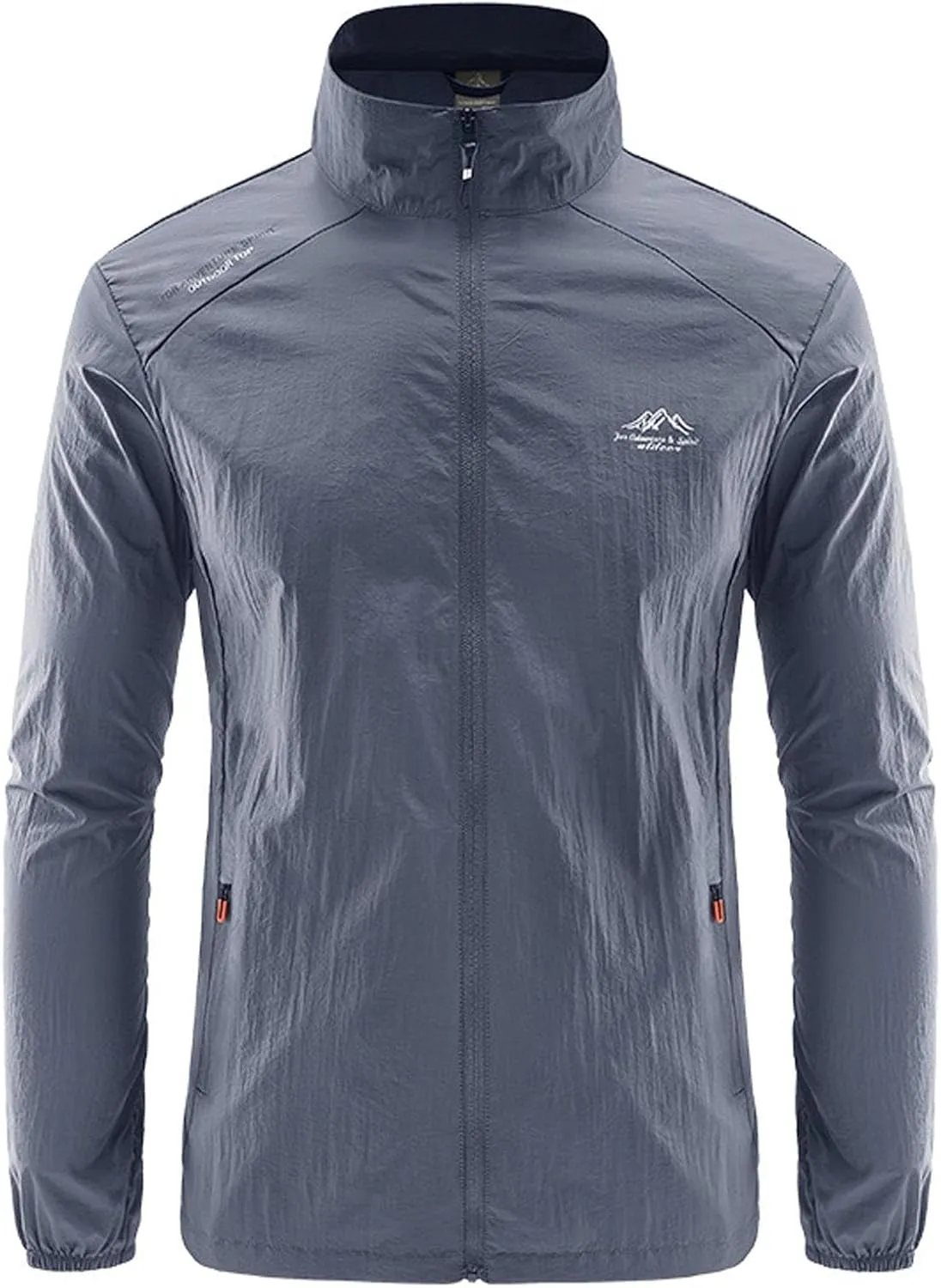 Sun Shirts for Men Rash Guard Shirts Sun Protection Jacket Sun Protection Clothing Fishing Shirts UV Sun no Hood with Pockets