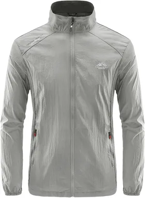Sun Shirts for Men Rash Guard Shirts Sun Protection Jacket Sun Protection Clothing Fishing Shirts UV Sun no Hood with Pockets