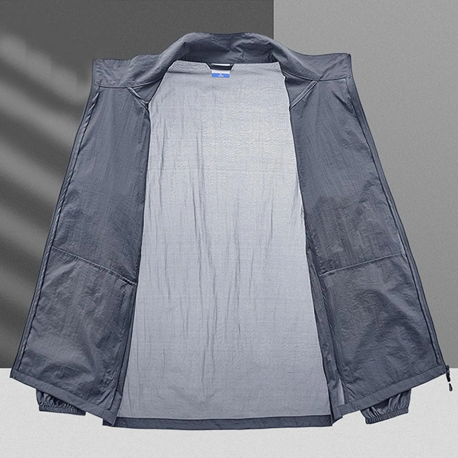 Sun Shirts for Men Rash Guard Shirts Sun Protection Jacket Sun Protection Clothing Fishing Shirts UV Sun no Hood with Pockets