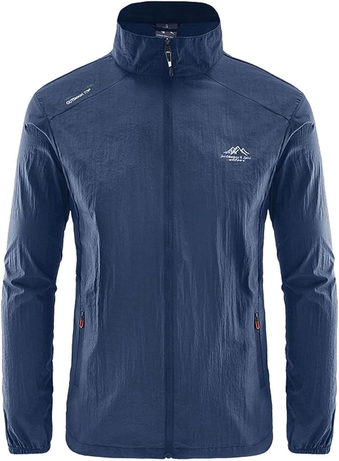 Sun Shirts for Men Rash Guard Shirts Sun Protection Jacket Sun Protection Clothing Fishing Shirts UV Sun no Hood with Pockets