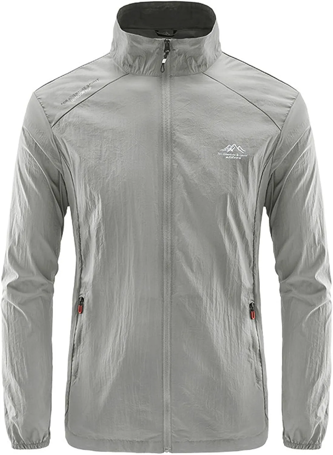 Sun Shirts for Men Rash Guard Shirts Sun Protection Jacket Sun Protection Clothing Fishing Shirts UV Sun no Hood with Pockets