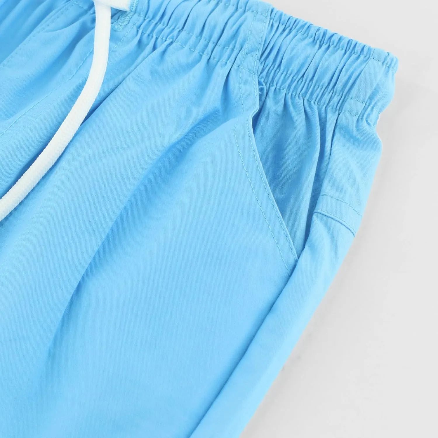 Toddler Boys Shorts Cotton Shorts with Drawstring Casual Elastic Waist Shorts for Boys or Girls 2-7 Years