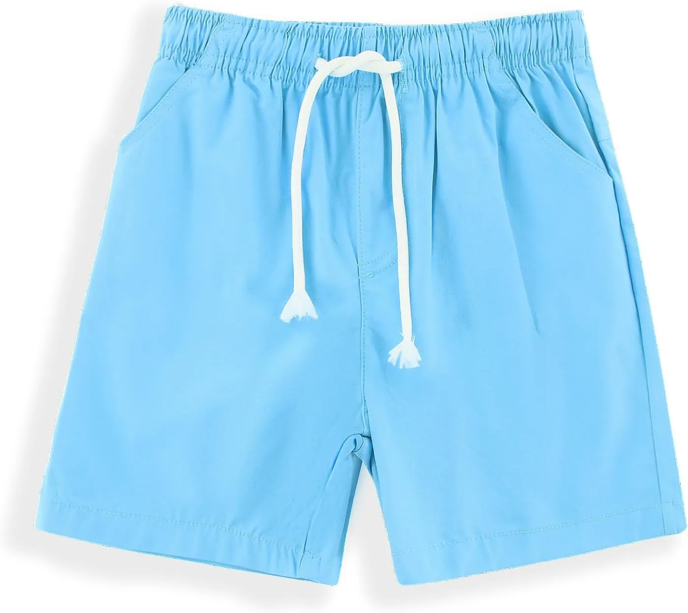 Toddler Boys Shorts Cotton Shorts with Drawstring Casual Elastic Waist Shorts for Boys or Girls 2-7 Years