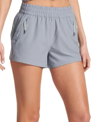 Women's Athletic Shorts Running Shorts Pocket Sporty Short Gym Elastic Workout Shorts