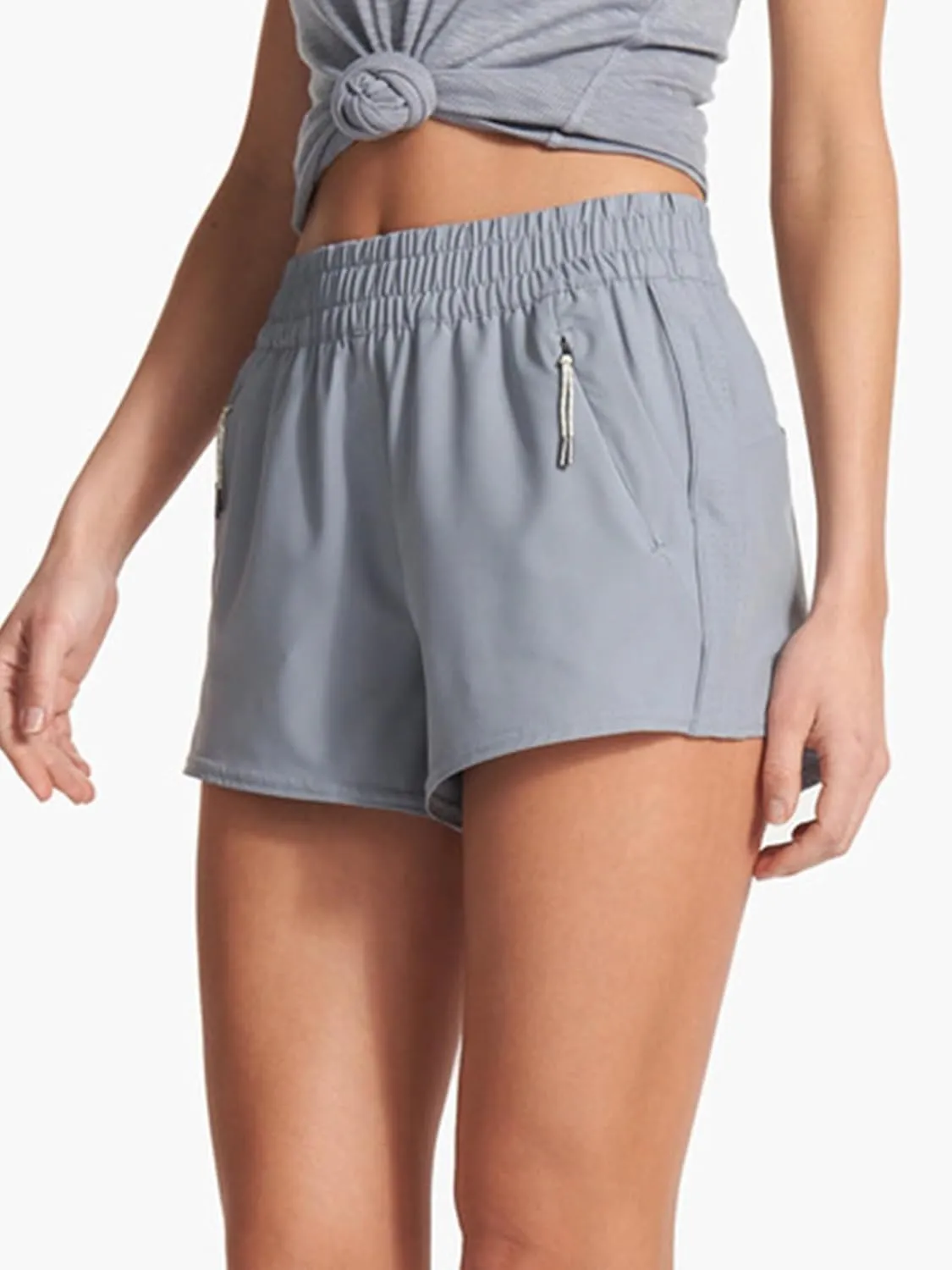 Women's Athletic Shorts Running Shorts Pocket Sporty Short Gym Elastic Workout Shorts