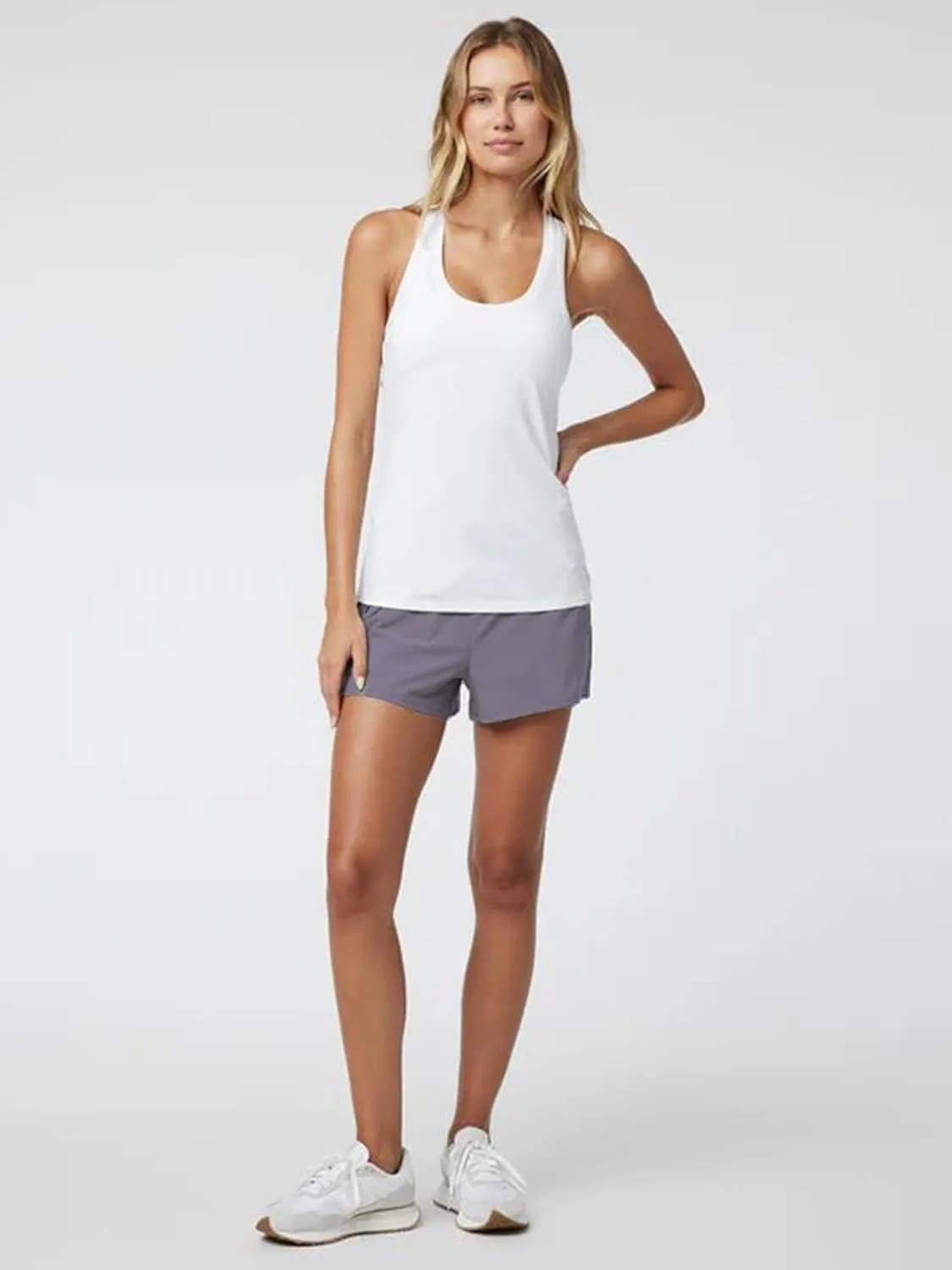 Women's Athletic Shorts Running Shorts Pocket Sporty Short Gym Elastic Workout Shorts