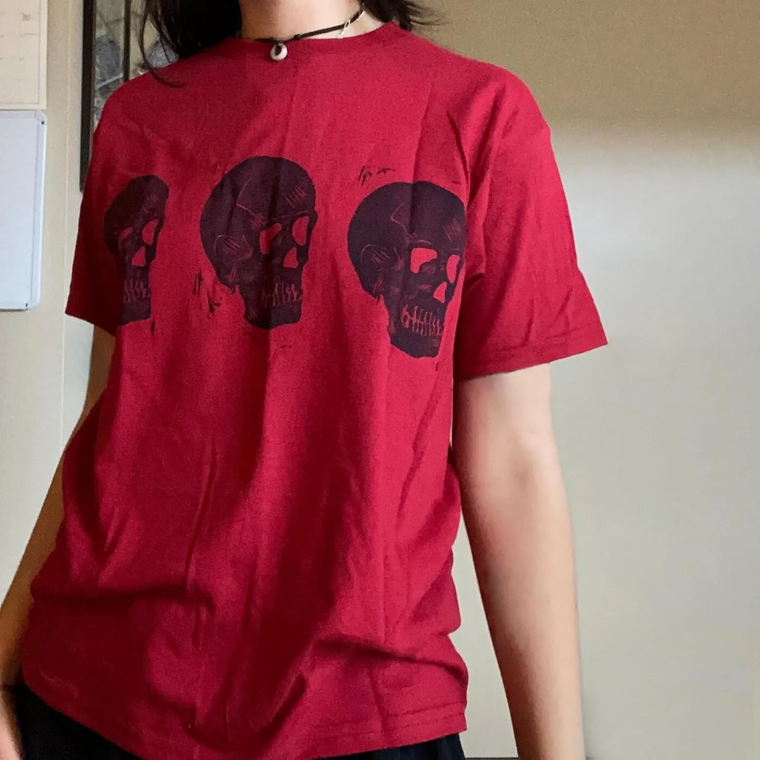Womens E-Girls Short Sleeve Crop Top Fairy Grunge Y2k Summer Going Out Punk Rock Emo Goth Graphic Print T Shirts