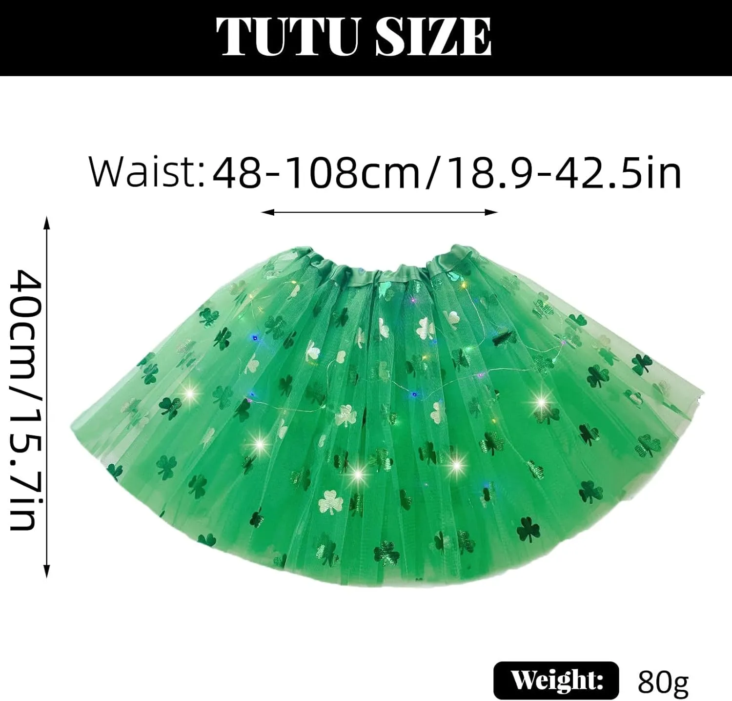 Women's LED Tutu Skirts Layered Ballet Dance Tulle Skirt Light Up Skirts for Party Costume