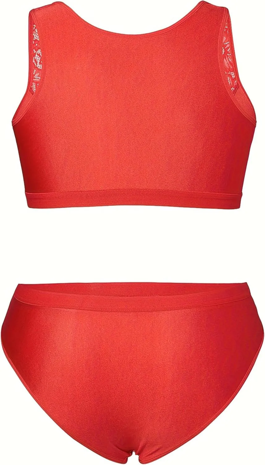 Women's Plus Size 2 Piece Lingerie Set Sexy Sheer Bralatte 3/4 Cup Bra Panty Sets Super Stretchy Lace Underwired