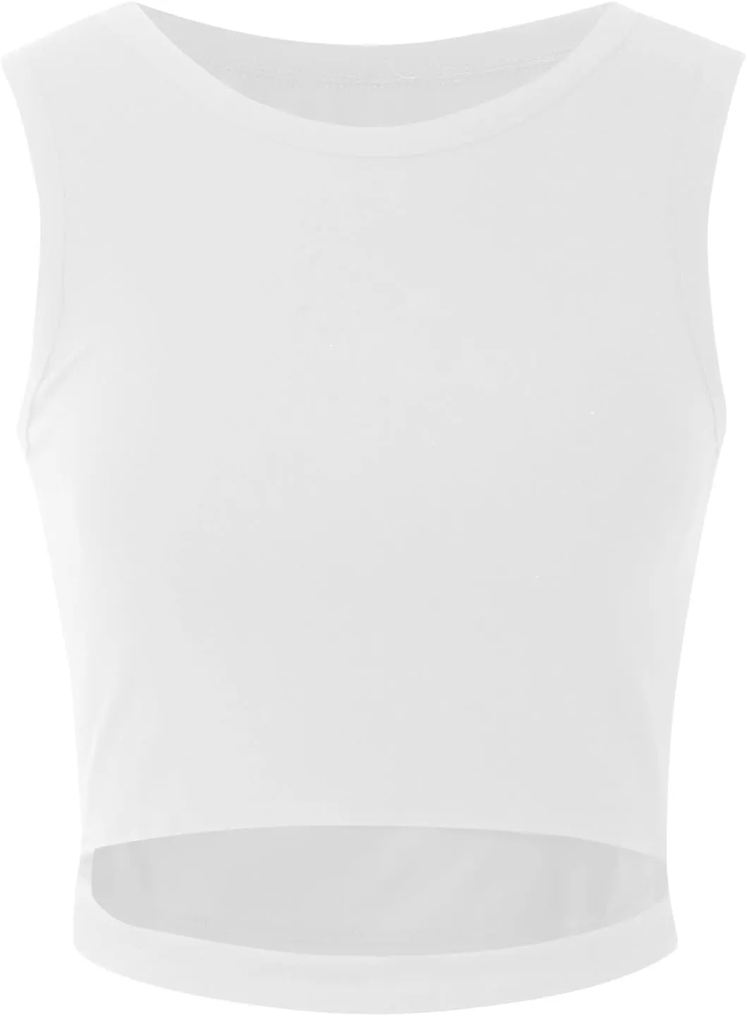 Womens Sleeveless High Neck Tank Tops Trendy Going Out Crop Tops Shirts Casual Basic Slim Fit T Shirts Workout Yoga Tops