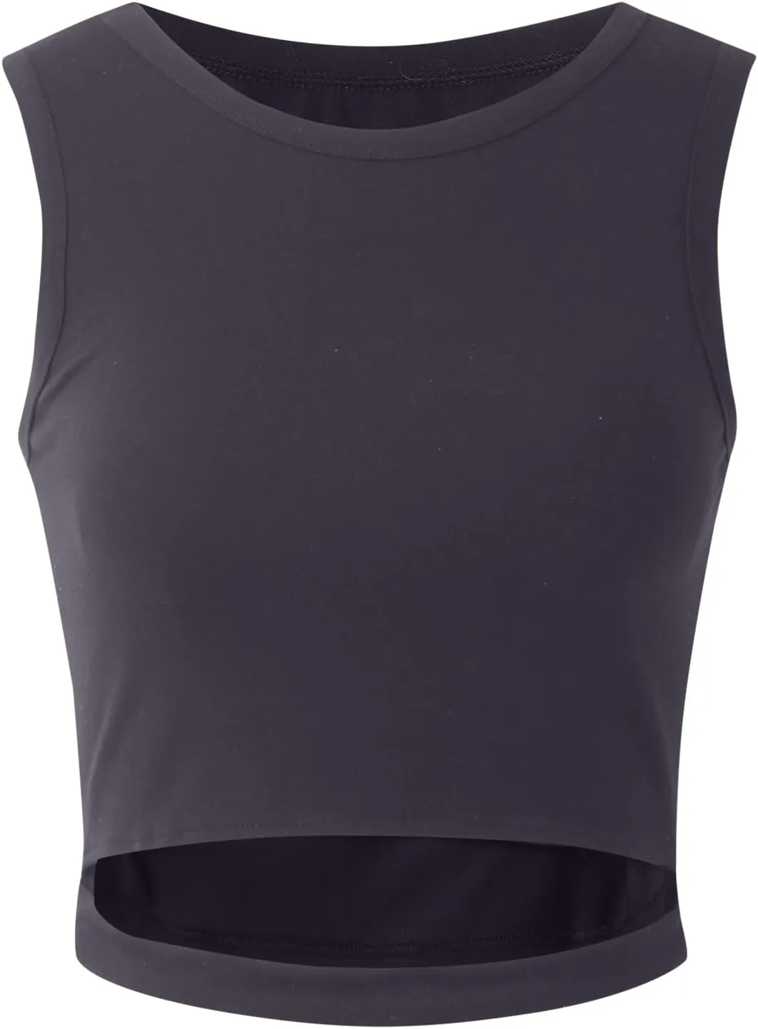 Womens Sleeveless High Neck Tank Tops Trendy Going Out Crop Tops Shirts Casual Basic Slim Fit T Shirts Workout Yoga Tops