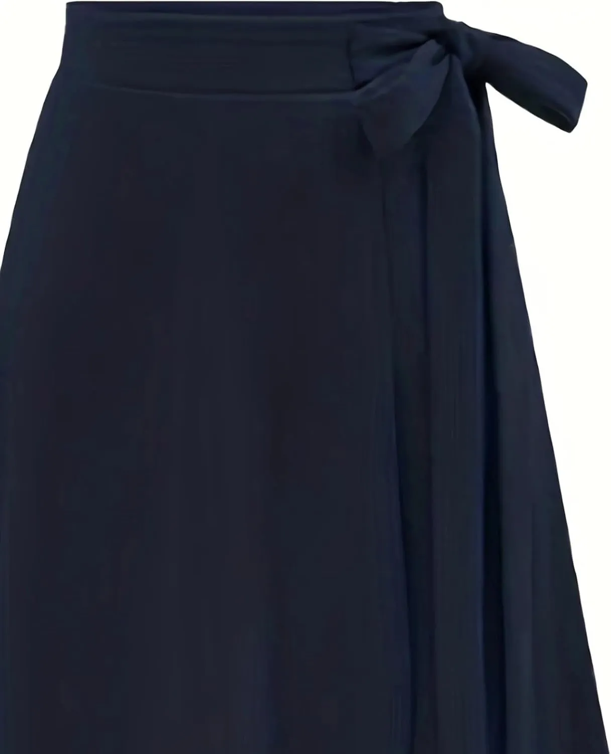 Women's Solid Color High Waist Irregular Skirt Slit Skirt European and American Large Size Ballet