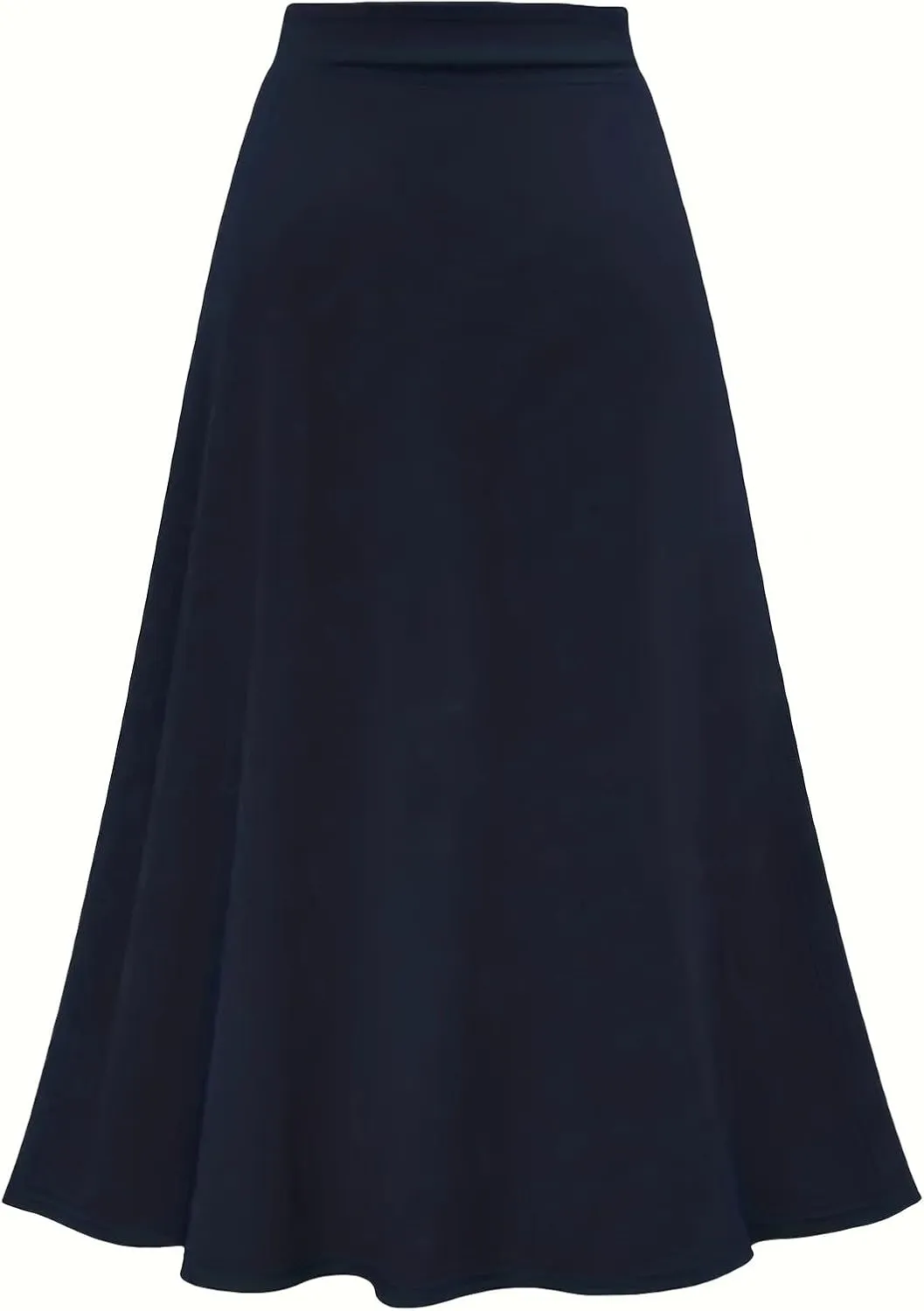 Women's Solid Color High Waist Irregular Skirt Slit Skirt European and American Large Size Ballet