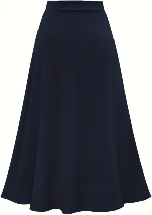 Women's Solid Color High Waist Irregular Skirt Slit Skirt European and American Large Size Ballet