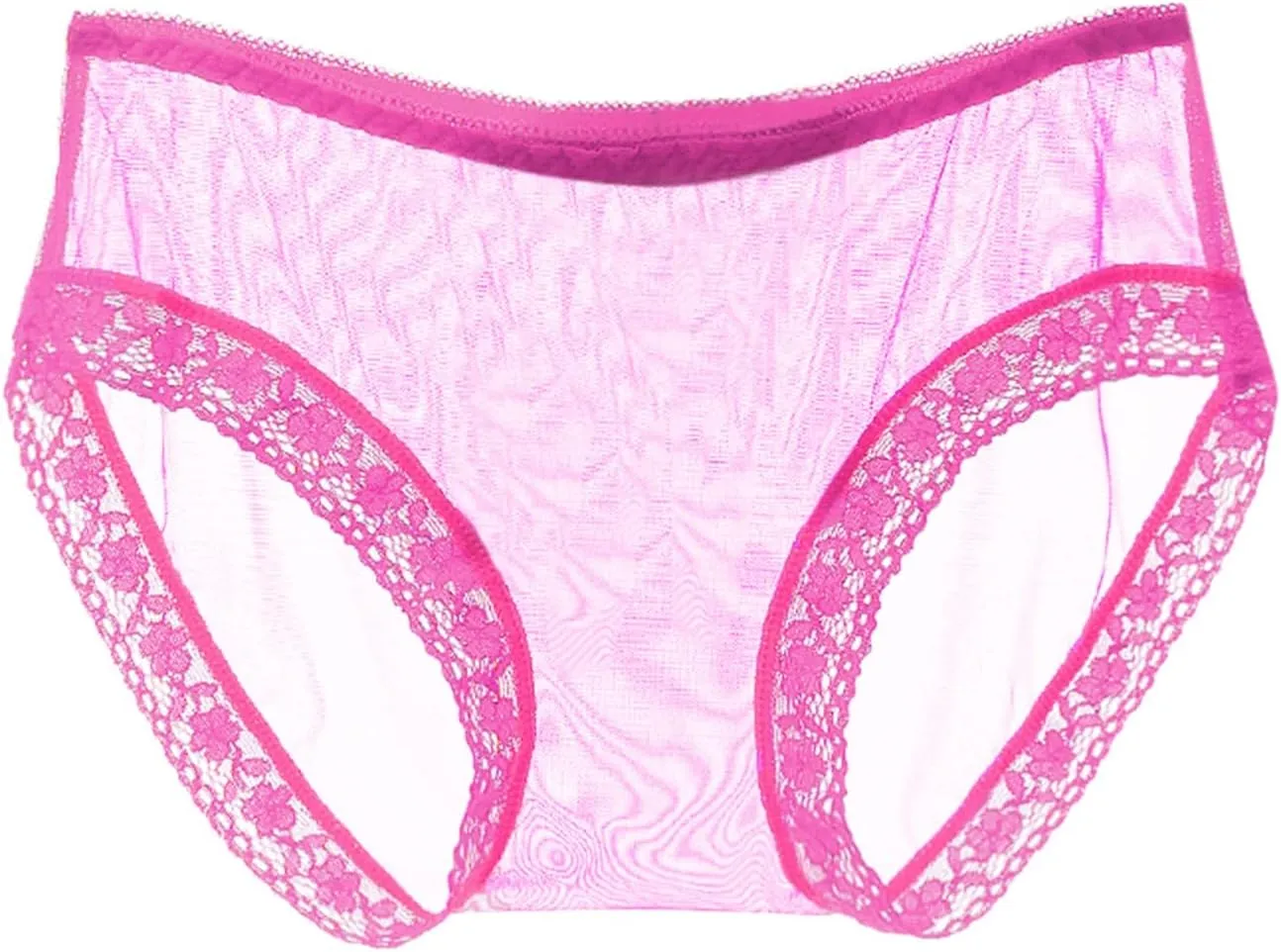 Womens Thongs Panties Lace Ice Silk Sexy Underpants Underwear for Women Soft Low Rise Cheeky Bikini Panties Clear