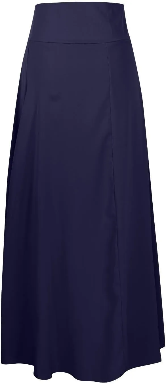 Womens Wrap Skirt Flowy High Low Maxi Skirts 2024 Fashion with Slit Ruffle Skirts Funky Fun Casual Skirts