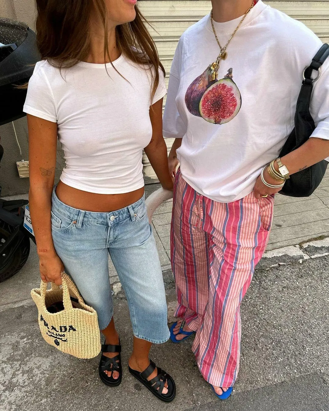 Women's Y2k Oversized Graphic Tshirt Fruit Print Half Sleeve Crew Neck Casual Loose Drop Shoulder Tees Shirt