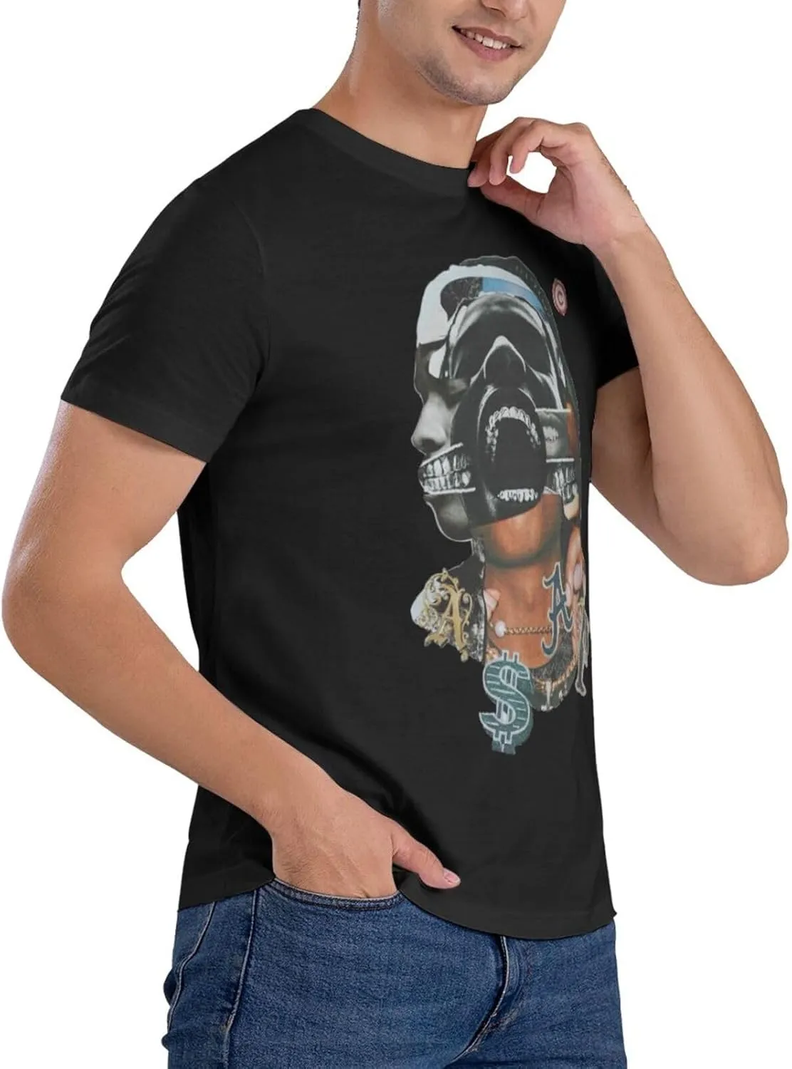 Youth & Adult T Shirts Oversized T Shirts Men Crew Short Sleeve Summer Tops Tee